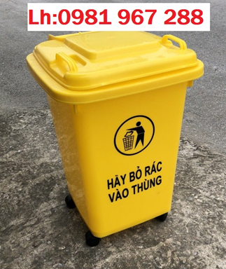 Thùng rác 60l đạp chân 